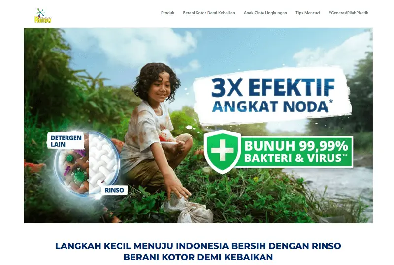 contoh key message rinso
